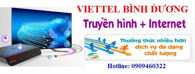 LẮP ĐẶT TRUYỀN HÌNH VIETTEL BÌNH DƯƠNG KHUYẾN MÃI