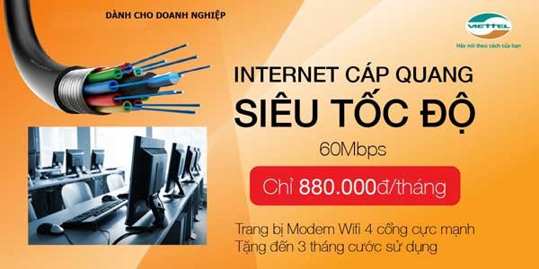 LẮP MẠNG VIETTEL GÒ VẤP ĐƯỜNG LÊ LAI KHUYẾN MÃI